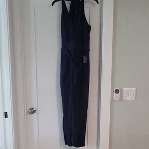 Express Navy Jumpsuit